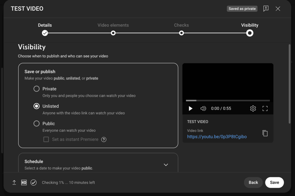 youtube unlisted screenshot 1024x680